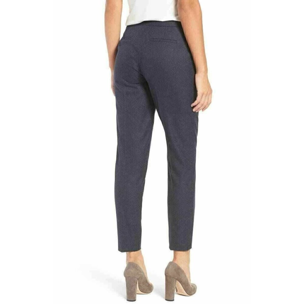Emerson Rose Womens Blue Knit Twill Woven Ankle Slim Pants Trousers Size 6 - Picture 11 of 12